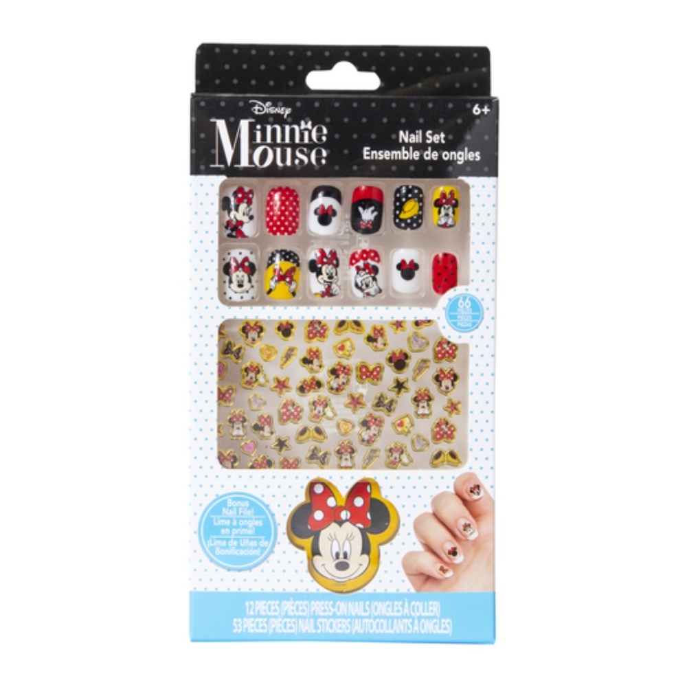 Disney Minnie Mouse Press On Nails Set